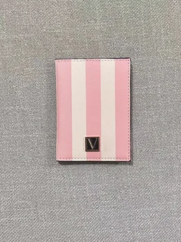 Новый чехол для паспорта VS Signature Pink, держатель для карт, кошелек