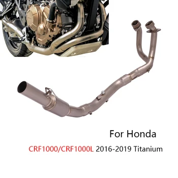 Для Honda CRF1000L Africa Twin 2016-2019 Выхлопная Труба Мотоцикла Коллектор Без Застежки Оригинальный Глушитель Escape Из Титанового Сплава