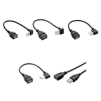Удлинительный кабель Usb2.0 от мужчины к женщине для мыши, клавиатуры, Usb-кабеля для передачи данных, удлинительного кабеля для локтя