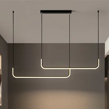 Подвесной светильник в скандинавском стиле, минимализм, дизайнерская лампа в стиле арт-деко, гостиная и спальня, кухня, ресторан, домашняя подвесная лампа