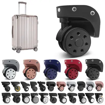 Пластиковое колесо для багажа, Модное износостойкое Сменное колесо для тележки, гибкий бесшумный шкив для чемодана, аксессуары для багажа