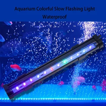 1 Вт/2 Вт Аквариумный Свет LED Водонепроницаемый Аквариум Освещение Подводная Лампа Для Рыб Аквариумы Декор Завод Лампа 100-240 В Огни 2021New