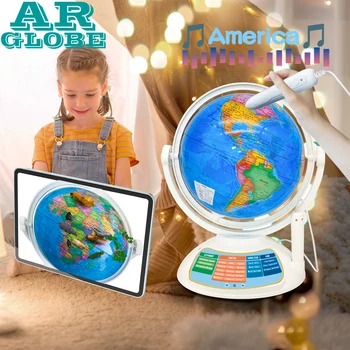 9-дюймовый образовательный глобус для чтения Constellation с подсветкой и разговорами, изучающий географию и окружающий мир