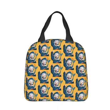 Желтая утепленная сумка для ланча из аниме Hololive, женская детская сумка-холодильник, переносной ланч-бокс, пакет со льдом, сумка-тоут