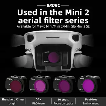 Регулируемые фильтры с защитой от ультрафиолета, линзы, совместимые с аксессуарами для дронов Dji Mini/mini 2 /mini Se/mini 2 Se
