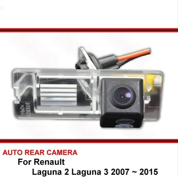 Для Renault Laguna 2 Laguna 3 2007 ~ 2017 Камера ночного видения заднего вида Камера заднего вида автомобильная резервная камера HD CCD широкоугольный формат