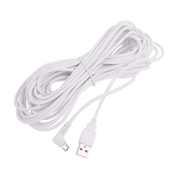 Универсальный кабель для зарядки под углом 90 ° от USB до Micro USB, подходящий для светодиодных ламп, динамиков и многого другого