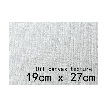 Бумага для рисования маслом Baohong 290 г, профессиональная акриловая краска, Непроницаемая для масляной бумаги, поверхность ткани 19 см * 27 см, холст художника