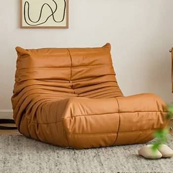 Напольный Эргономичный диван с откидывающейся спинкой, Простой Одноместный уголок, Ленивые диваны для современных взрослых, Канапе для гостиной, Современная мебель для дома