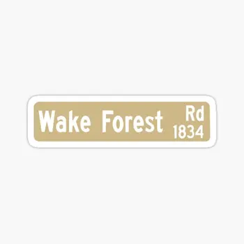 Дорожный Знак Wake Forest 5ШТ Автомобильные Наклейки для Малыша Декор Гостиной Фон Мотоцикл Забавные Бутылки С Водой Настенный Багаж